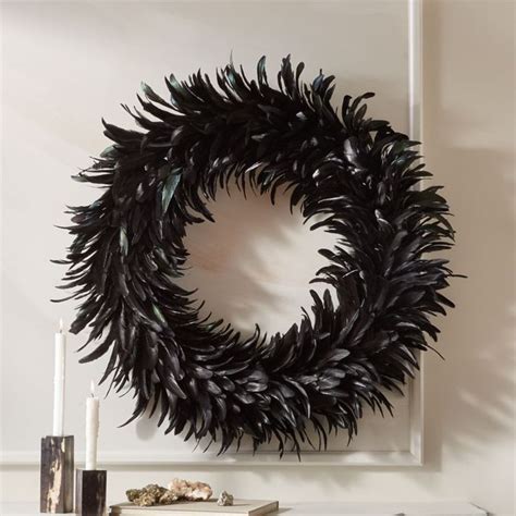 black wreath christmas